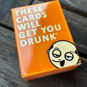 ASM GAMES - “These cards will get you drunk” drinking party card game - like new